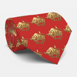 Gravata Bulls Team Mascot Futebol Necktie
