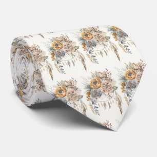 Gravata Buquê Boho Flower e Padrão de Dreamcatcher