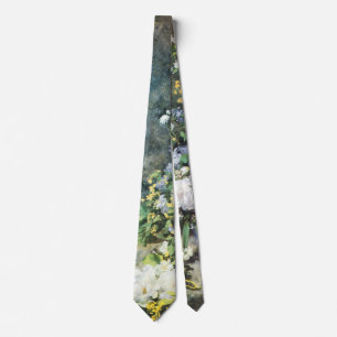Gravata Buquê de Primavera de Pierre Renoir, Flores Vintag