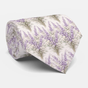 Gravata Buquê Elegante de Lavanda