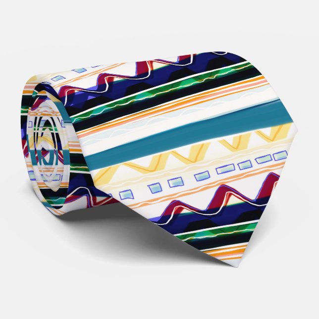 Gravata Burgundy azul marinho e amarelo (Rolled)