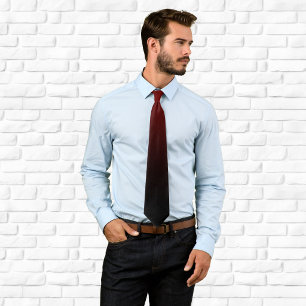Gravata Burgundy Black Ombre Moderno