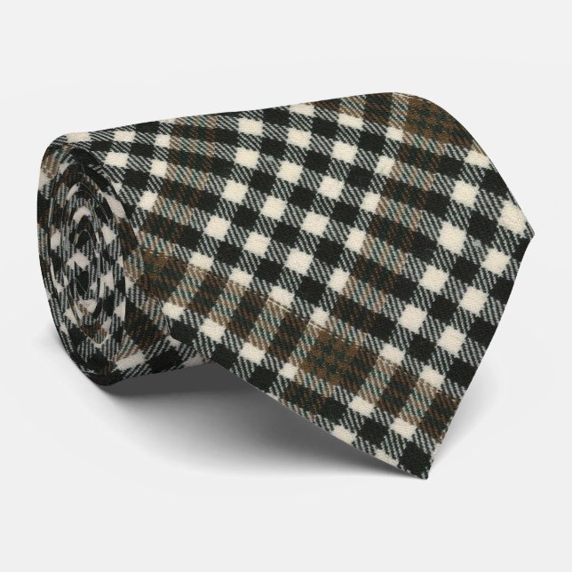 Gravata Burns Check Modern Original Scottish Tartan (Rolled)
