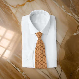 Gravata Butterscotch moderno Honeycomb