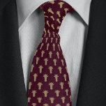 Gravata Cabeça de vareta da Burgundy e da Dourada Fazenda<br><div class="desc">Ao apresentar a silhueta da cabeça de vaca,  essa design clássica é saborosa e conservadora,  ideal para o fazendeiro ou fazendeiro. Adicione um toque sutil de capricho a um Dia de os pais ou presente de aniversário,  incluindo um par de meias correspondentes com o mesmo design.</div>