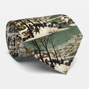 Gravata Caçadores na neve Pieter Bruegel a pessoa idosa
