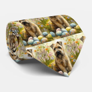 Gravata Cachorro De Rodas Terrier Com Feriado De Ovos De P