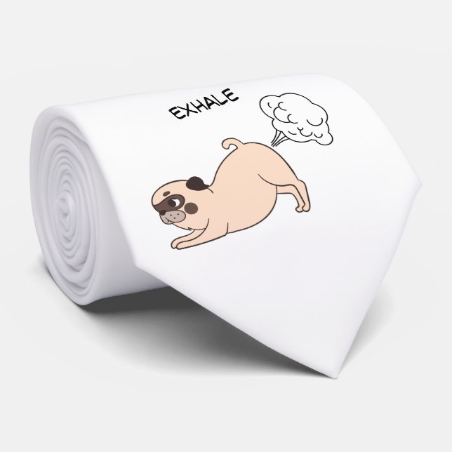 Gravata Cachorro Inalado Enalado Engraçado (Rolled)