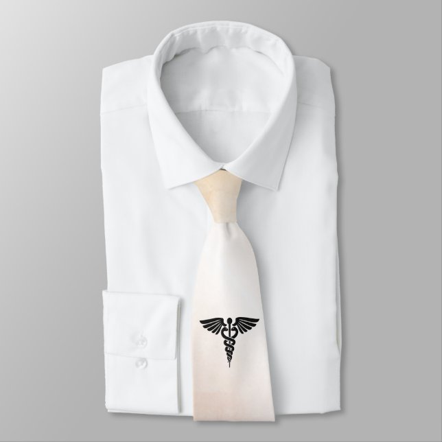Gravata Caduco Médico Olhe o mármore russo (Amarrado)