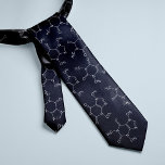 Gravata Cafeína Molécula Azul<br><div class="desc">Moléculas de cafeína padrão design. 

Procurando uma cor diferente? Sem problemas! Basta clicar no botão "Personalizar" e selecionar a cor de fundo de sua escolha.</div>