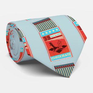 Gravata Caixa retrorativa de fósforos de pop