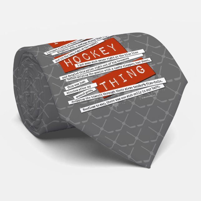 Gravata Calão do hóquei (Rolled)