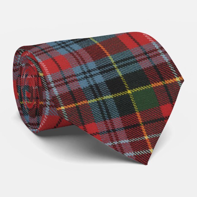 Gravata Caledonia Modern Original Scottish Tartan (Rolled)