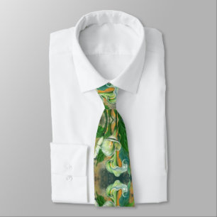 Gravata Calla Lily Flowers Neck Tie - Pintura