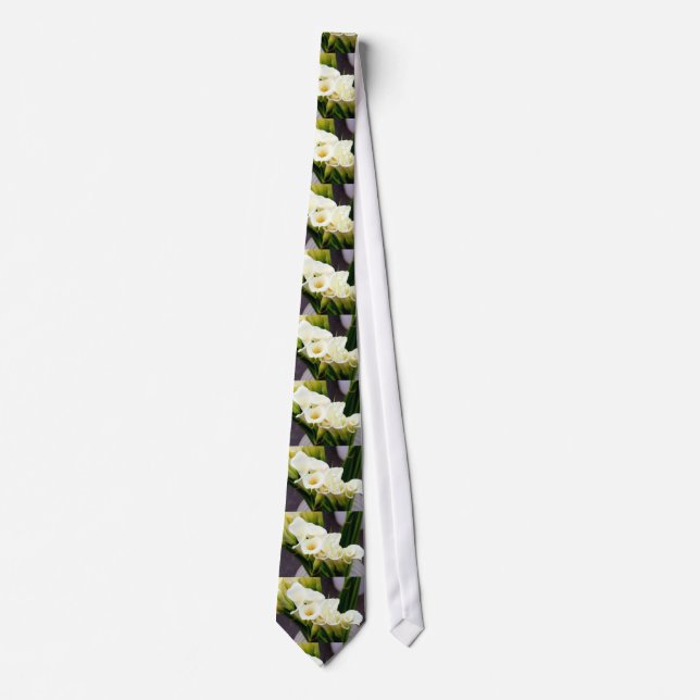 Gravata calla lily necktie (Frente)