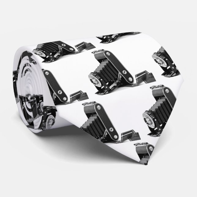 Gravata câmara vintage Bellows com filme (Rolled)