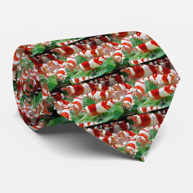 Gravata Camarão Vermelho (Rolled)