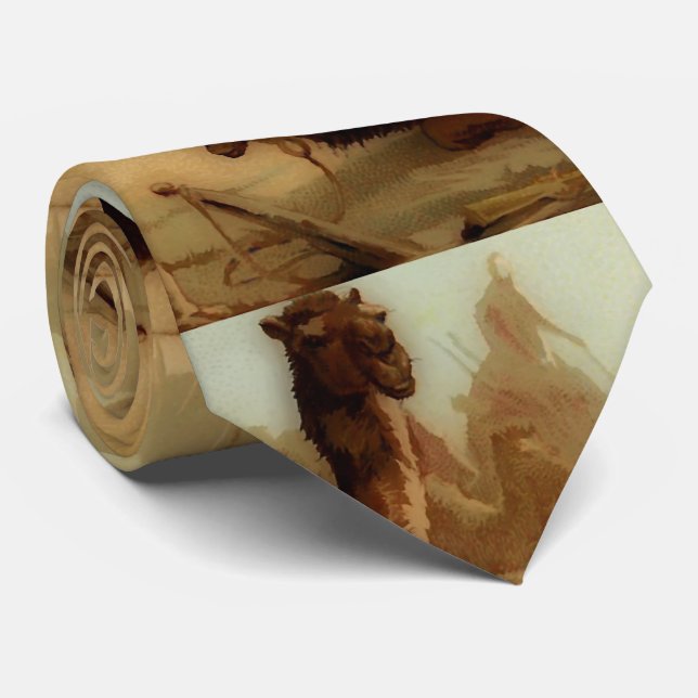 Gravata Camelos do vintage (Rolled)