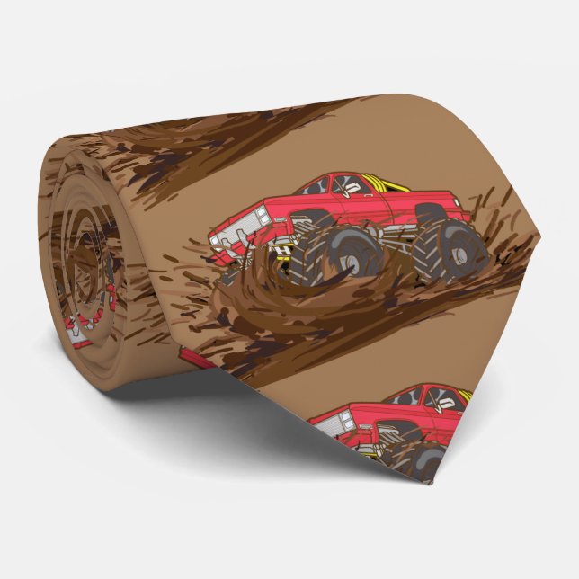 Gravata Caminhão de lama de 4 rodas Thunder_Cove (Rolled)