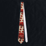 Gravata Camisas de Casamento de Árvores Vermelhas, Present<br><div class="desc">Qualquer fita que não esteja impressa frente e verso pode ser personalizada por você para ter impressão também no verso. Basta rolar para baixo e clicar em "personalizar mais" na janela Personalizar Pop de Modelo e selecionar tudo e copiar e selecionar o lado traseiro e colar.</div>