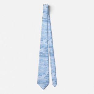 Gravata Camo azul desvanecido