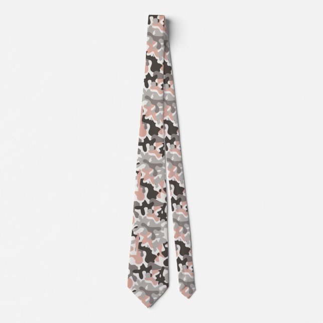 Gravata Camo Camuflagem Desbotada (Frente)