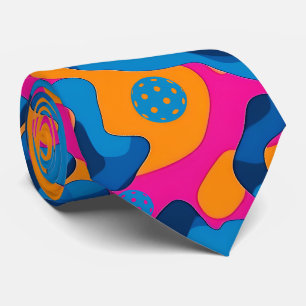 Gravata Camo do Partido Pickleball