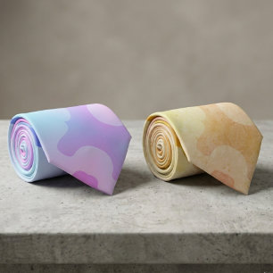 Gravata Camo Nuvem Pastel