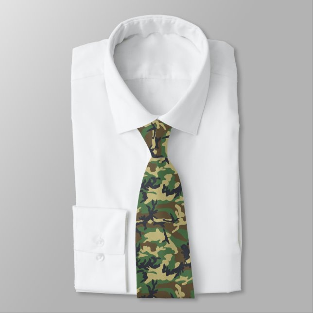 Gravata Camo Tie, Camo, da Escola Antiga (Amarrado)
