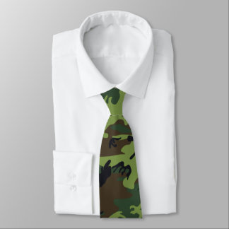 Gravata Camo Verde
