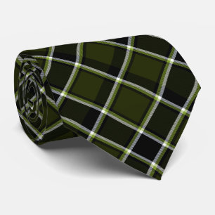 Gravata Camouflage Moderna Militar Padrão de Tartan