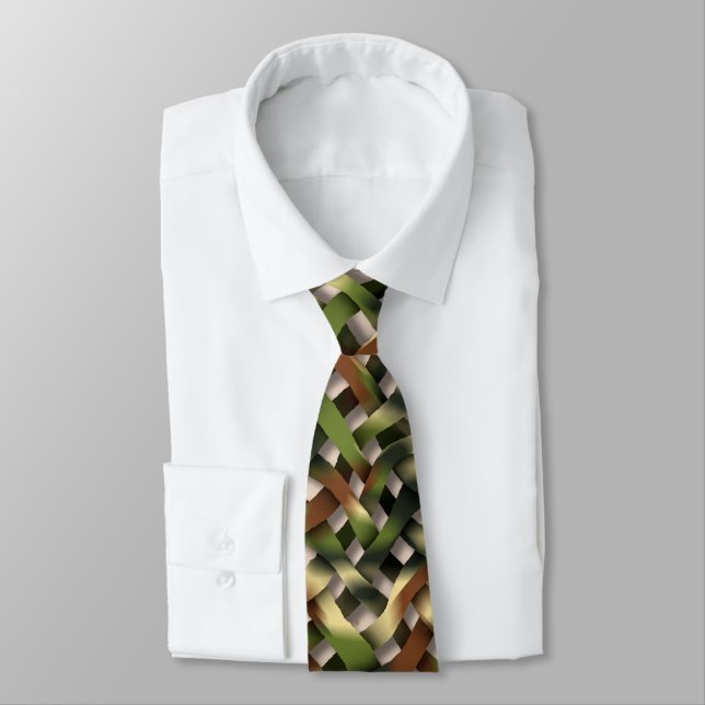 Gravata Camouflage Net Tie (Amarrado)