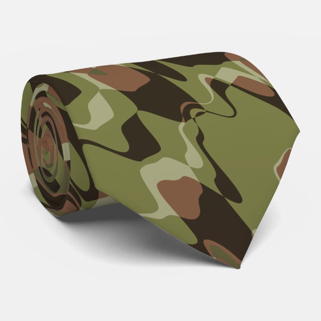 Gravata Camouflage Woodland (Rolled)