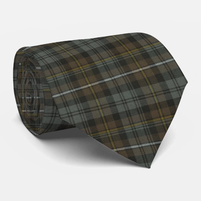 Gravata Campbell Argyll Weathered Scottish Clan Tartan (Rolled)