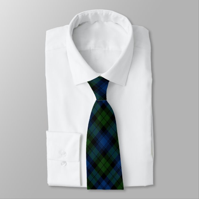 Gravata Campbell Clan Tartan Tie (Amarrado)