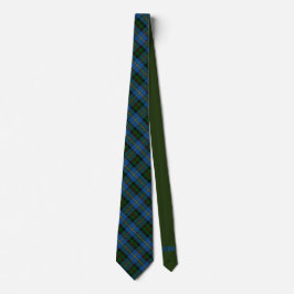 Gravata Campbell Scottish Tartan & Green Monographic Neck