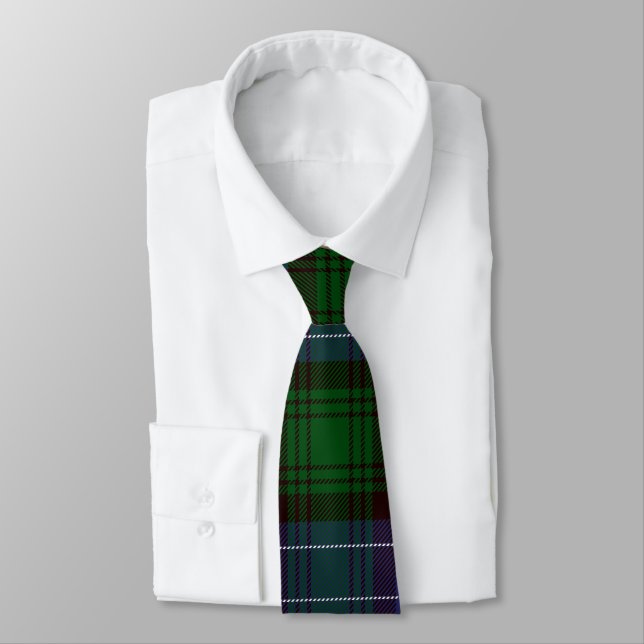 Gravata Campbell Tartan Green Xadrez (Amarrado)