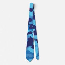 Gravata Camuflagem Azul