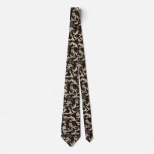 Gravata Camuflagem de Quarto Fechado