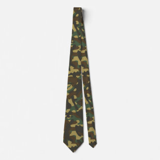 Gravata Camuflagem florestal