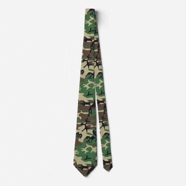 Gravata Camuflagem Militar (Frente)
