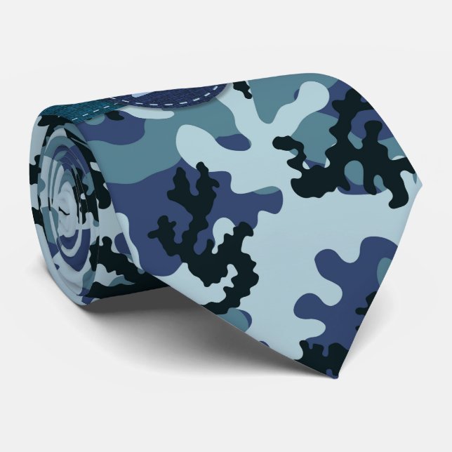 Gravata Camuflagem naval (Rolled)
