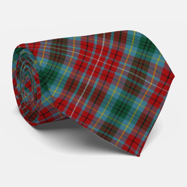 Gravata Canada - British Columbia Tartan (Rolled)