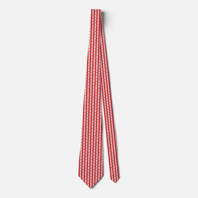 Gravata Canada Flag Honeycomb Tie (Frente)