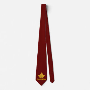 Gravata Canadá Souvenir Tie Divertido Canadá Mapear Gravat