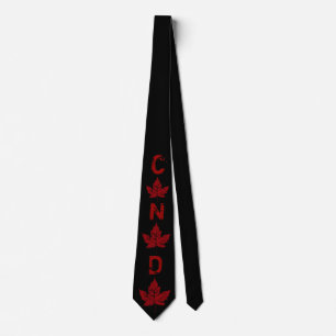 Gravata Canadá Souvenir Tie Legal do Canadá Presentes de P