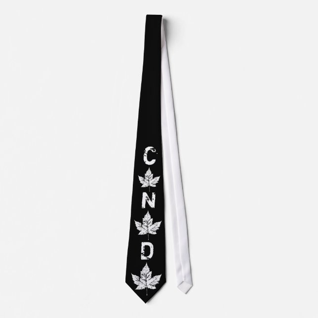 Gravata Canadá Souvenir Tie Legal do Canadá Presentes de P (Frente)