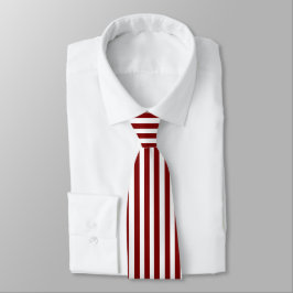 Gravata Candy Cane Maroon e Necktie Strik Branca