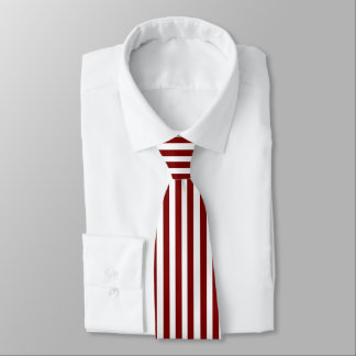 Gravata Candy Cane Maroon e Necktie Strik Branca