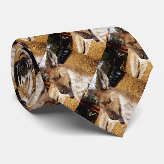 Gravata Canguru australiano com sono, (Rolled)